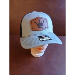 NWT Richardson Snapback Mesh Trucker Hat Adjustable Cap Richardson Grey #1581